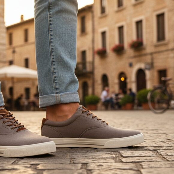 Polo Ralph Lauren Vaughn Men’s Leather Sneakers Size 9 - Picture 8 of 8